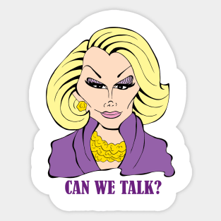 Comedian Joan Rivers fan art Sticker